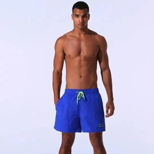 Drawstring Men Beach Shorts - Beach Shorts - LeStyleParfait