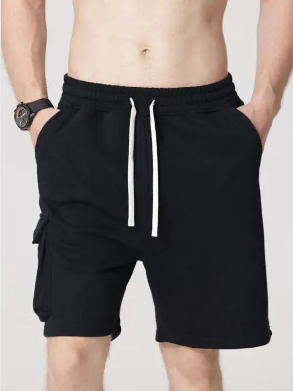 Drawstring Men Cargo Shorts - Men's Shorts - LeStyleParfait