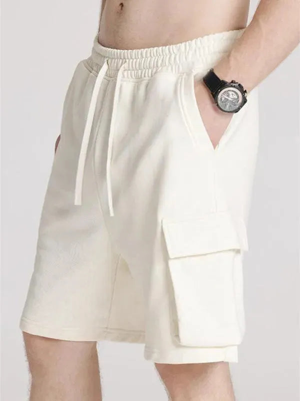 Drawstring Men Cargo Shorts - Men's Shorts - LeStyleParfait