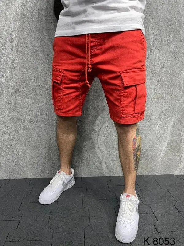 Drawstring Men Cargo Shorts - Men's Shorts | LeStyleParfait-Shorts