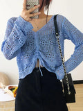 Drawstring Mesh Summer Women Crop Top - Crop Top - LeStyleParfait