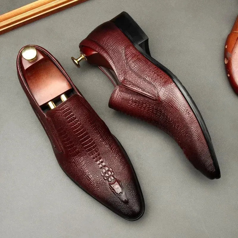 Dress Shoes - Lorenzo Leather Shoes - Dress Shoes - LeStyleParfait