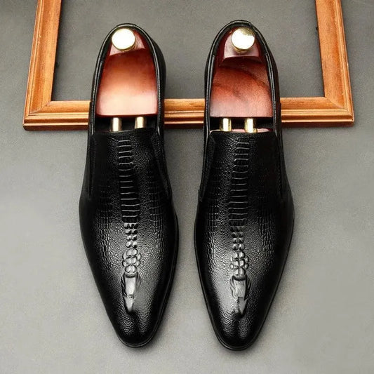 Dress Shoes - Lorenzo Leather Shoes - Dress Shoes - LeStyleParfait