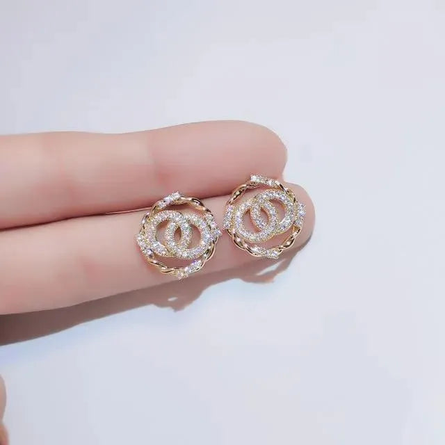 Drop Earrings Gold & Silver For Women - Earrings - LeStyleParfait