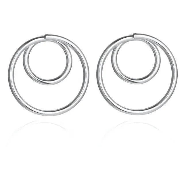 Drop Earrings Gold & Silver For Women - Earrings - LeStyleParfait