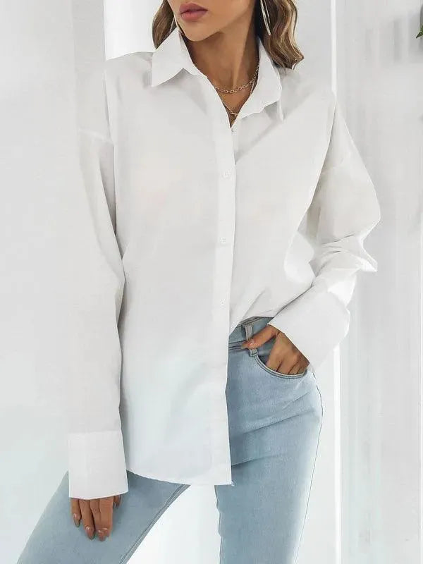 Drop Shoulder Women Shirt - Women's Shirt - LeStyleParfait