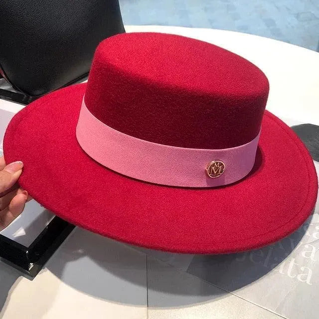 Elegant Fedora Hats for Women - Flat Top - Fedora Hat - LeStyleParfait