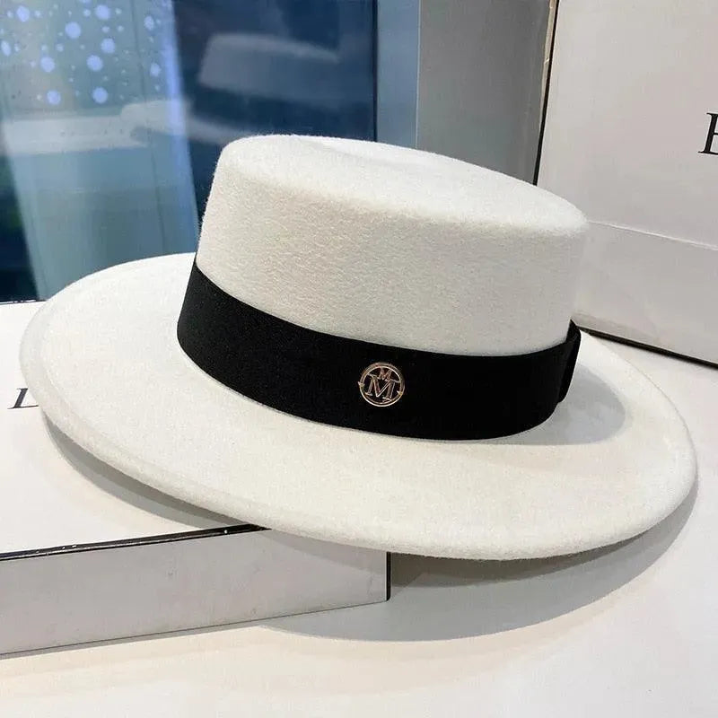 Elegant Fedora Hats for Women - Flat Top - Fedora Hat - LeStyleParfait