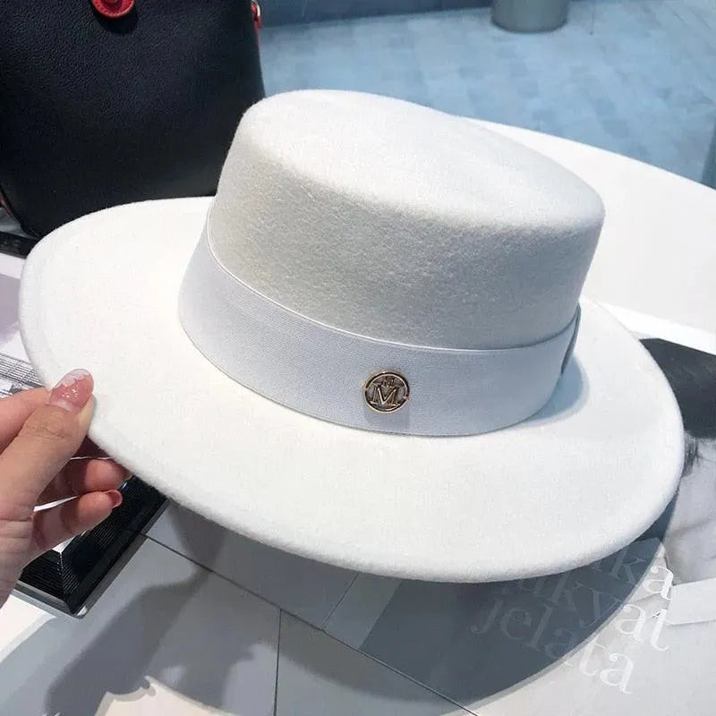 Elegant Fedora Hats for Women - Flat Top - Fedora Hat - LeStyleParfait
