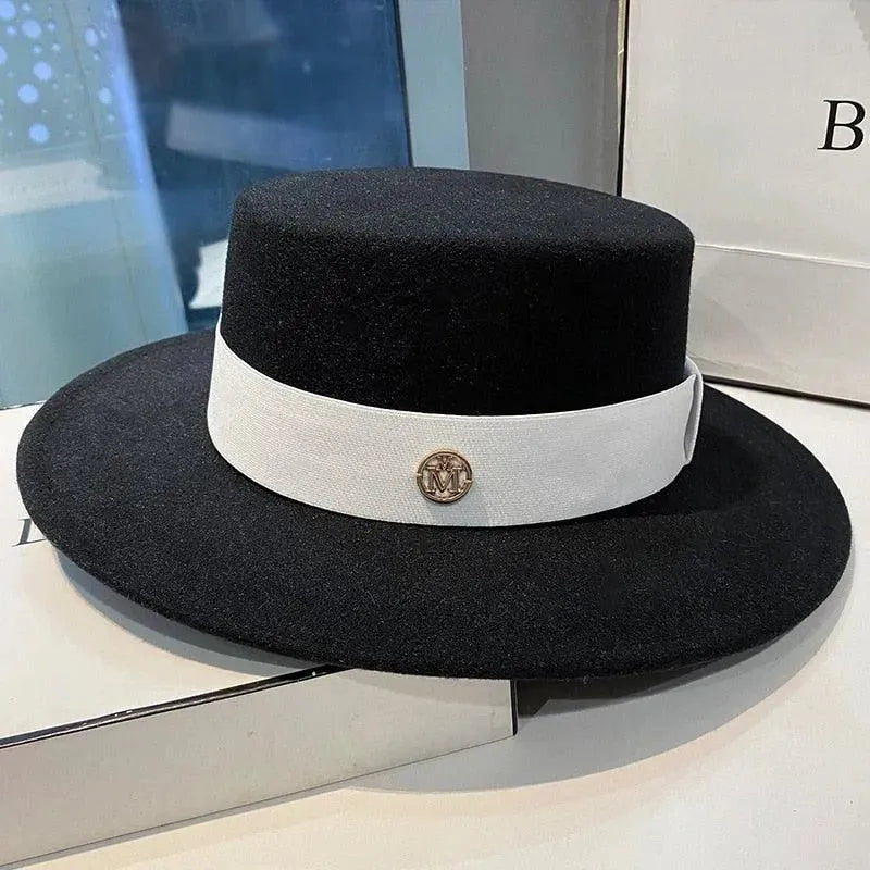 Elegant Fedora Hats for Women - Flat Top - Fedora Hat - LeStyleParfait