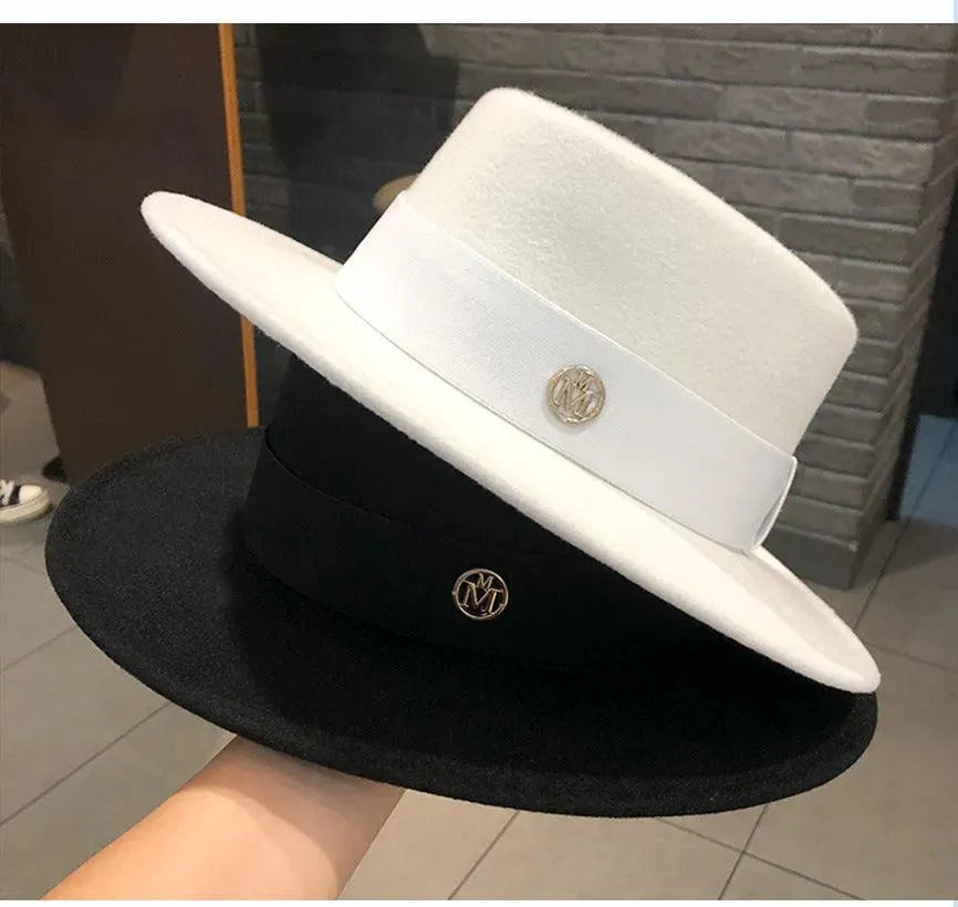 Elegant Fedora Hats for Women - Flat Top - Fedora Hat - LeStyleParfait