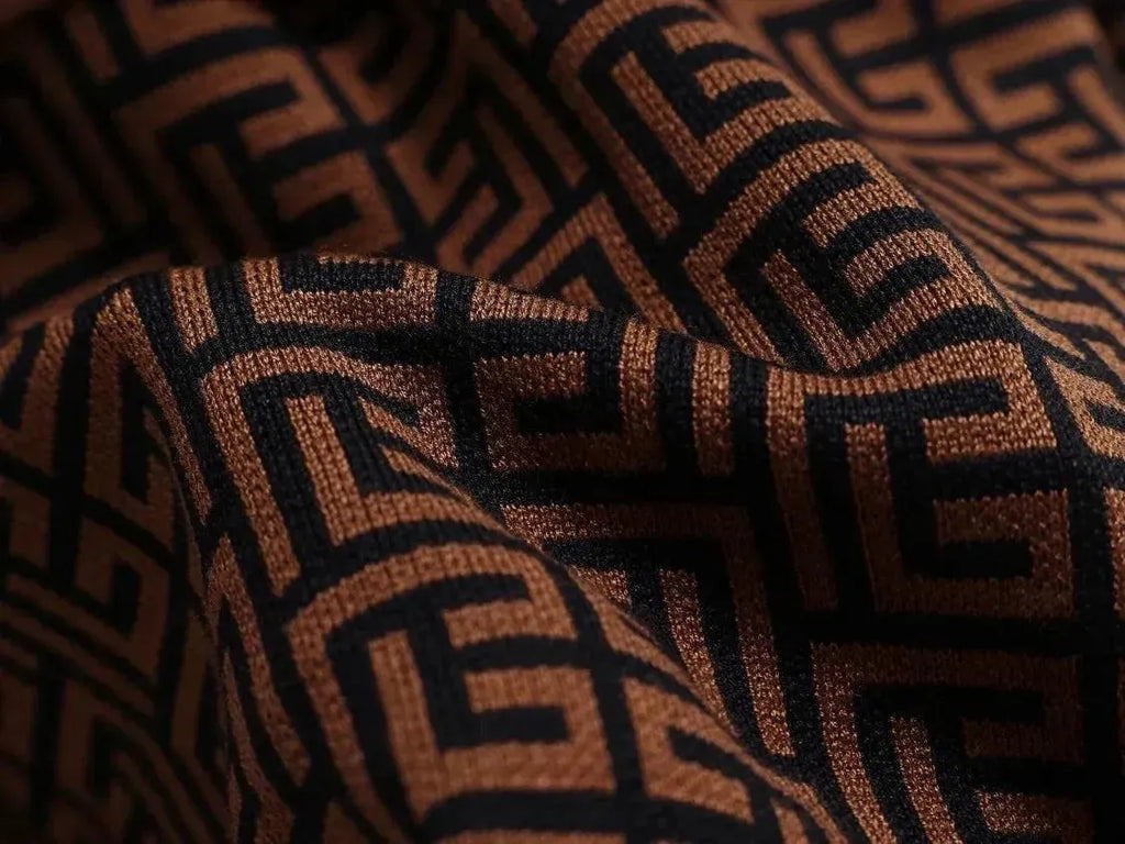 Elegant Women Geometric Tailored Three-Piece Pants Set - Geometric Pants Set - LeStyleParfait