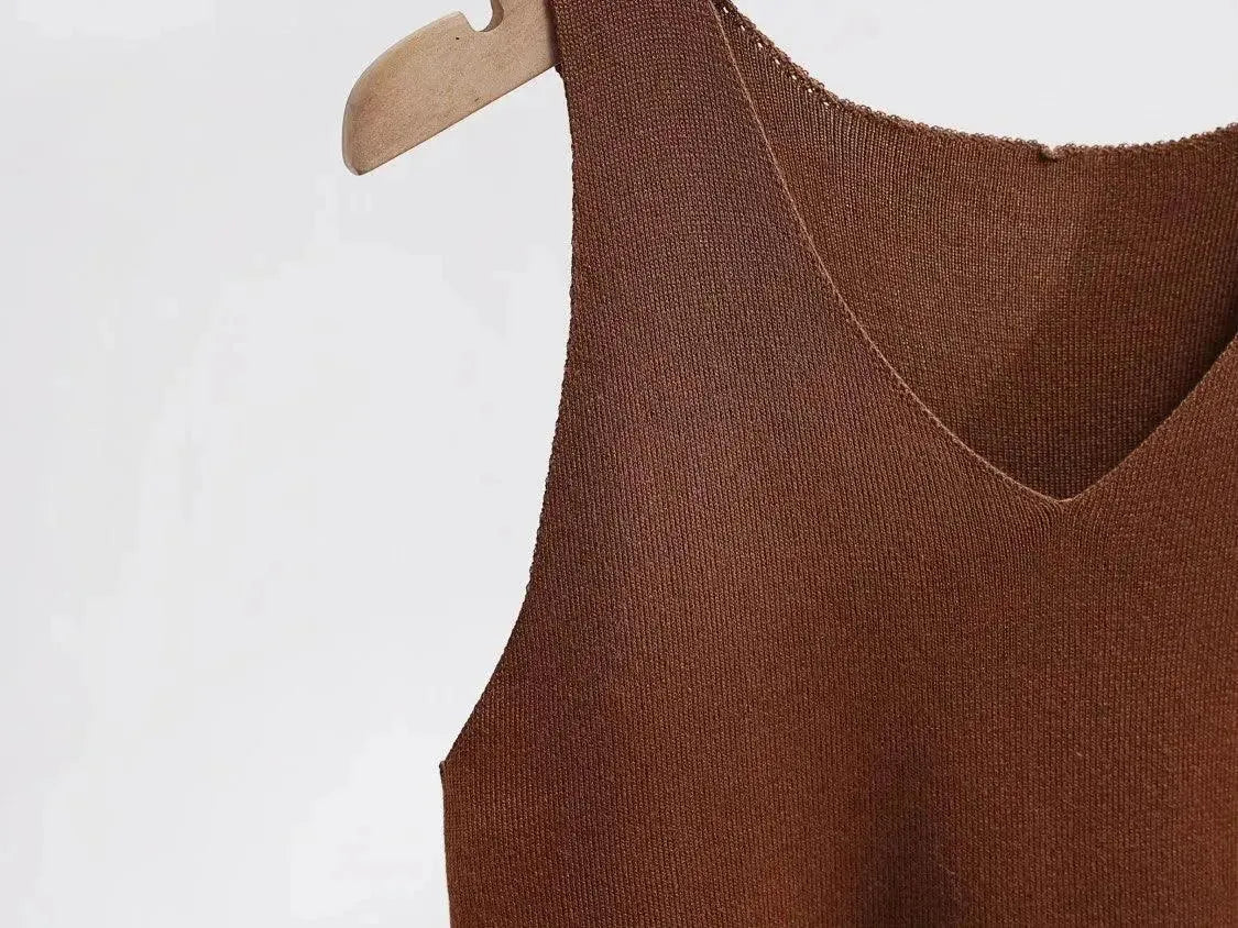 Elegant Women Geometric Tailored Three-Piece Pants Set - Geometric Pants Set - LeStyleParfait