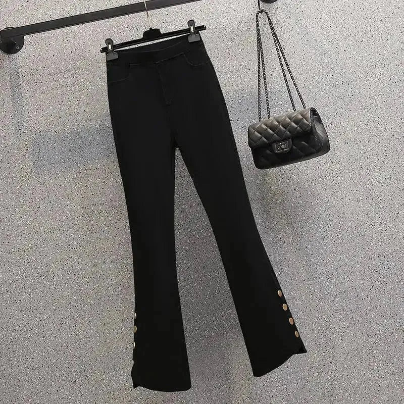 Elegant Women Tweed Plaid Three-Piece Outfit Set - Plaid Three-Piece Outfit Set - LeStyleParfait