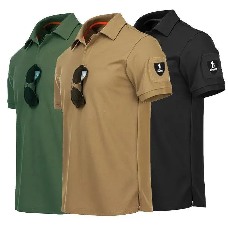 Embroidered Badge Men Polo Shirt - Polo Shirt - LeStyleParfait