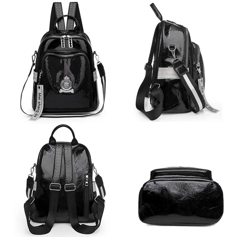 Fashion Designer PU Leather Backpack - Backpack - LeStyleParfait