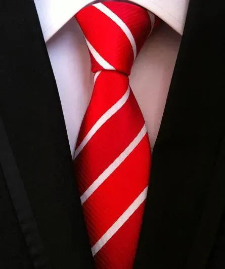Fashion Striped Silk Neckties For Men - Necktie | LeStyleParfait-Necktie