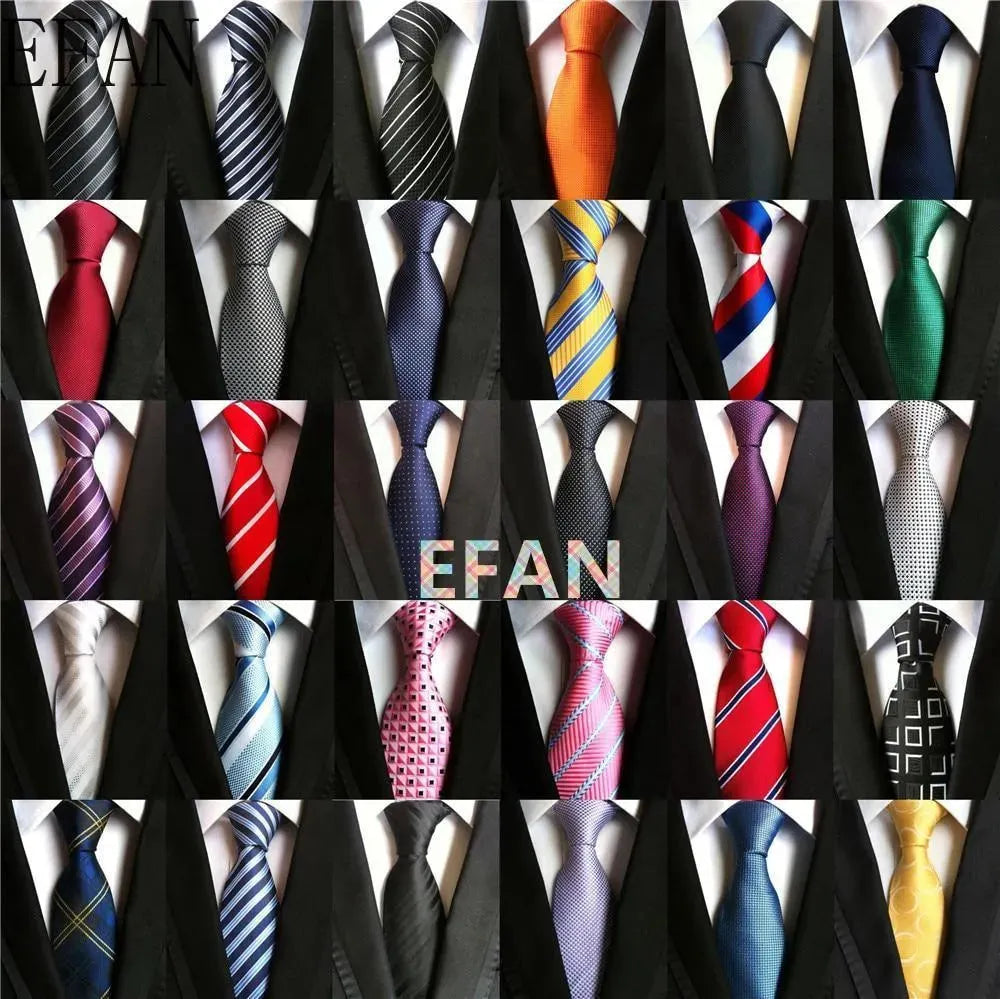 Fashion Striped Silk Neckties For Men - Necktie | LeStyleParfait-Necktie