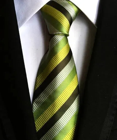 Fashion Striped Silk Neckties For Men - Necktie | LeStyleParfait-Necktie
