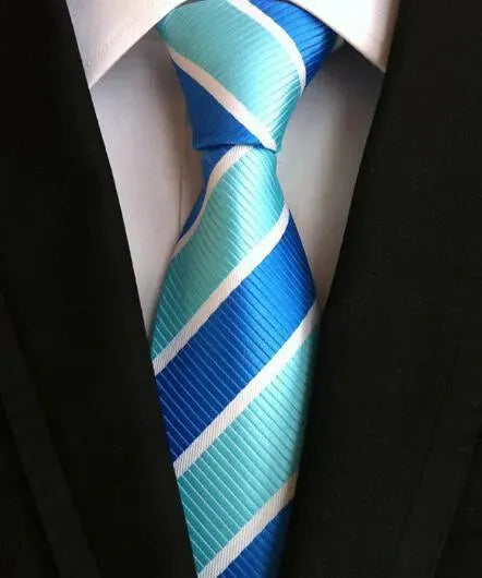 Fashion Striped Silk Neckties For Men - Necktie | LeStyleParfait-Necktie