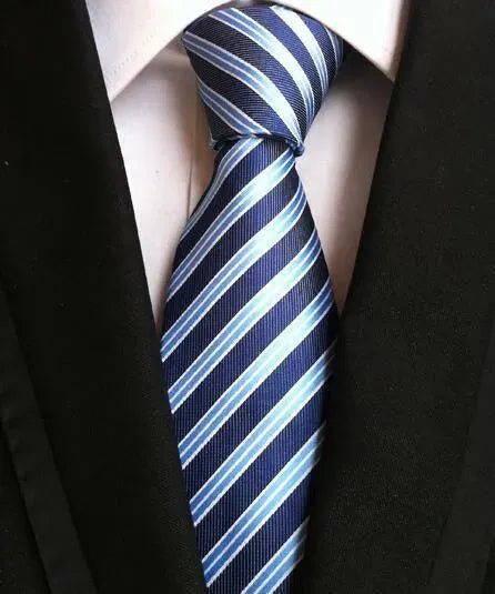 Fashion Striped Silk Neckties For Men - Necktie | LeStyleParfait-Necktie