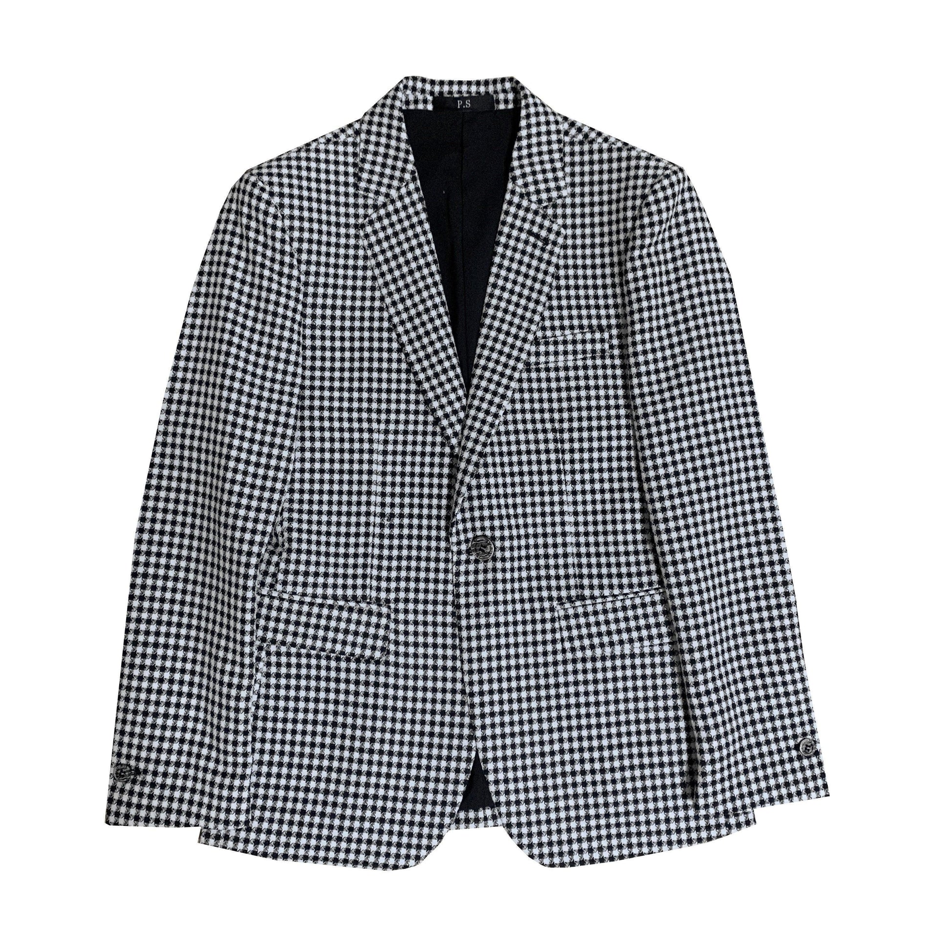 Federico Houndstooth Prom Suit - Men's Suit - LeStyleParfait