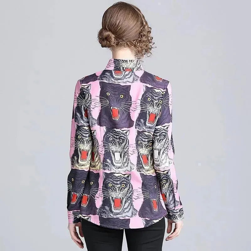 Feeling Wild Silk Blouse - Women's Shirt - LeStyleParfait