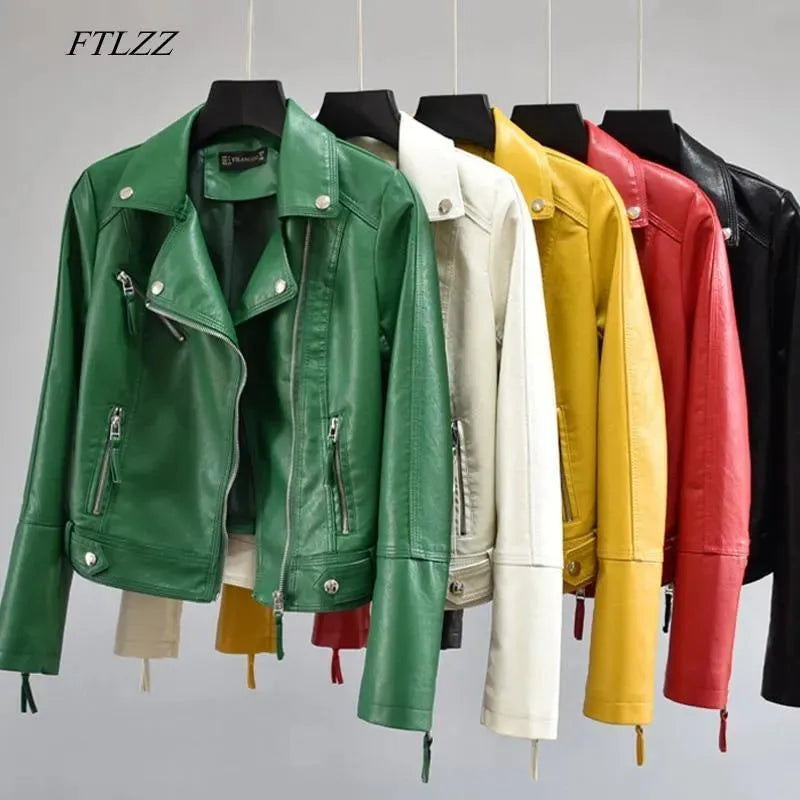 Fiona Biker Leather Jackets - Leather Jacket - LeStyleParfait