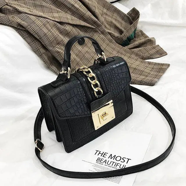 Flap Leather Handbag - Handbag - LeStyleParfait