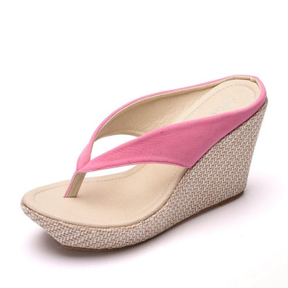 Flip Flops Beach Sandals - Wedge Shoes - LeStyleParfait