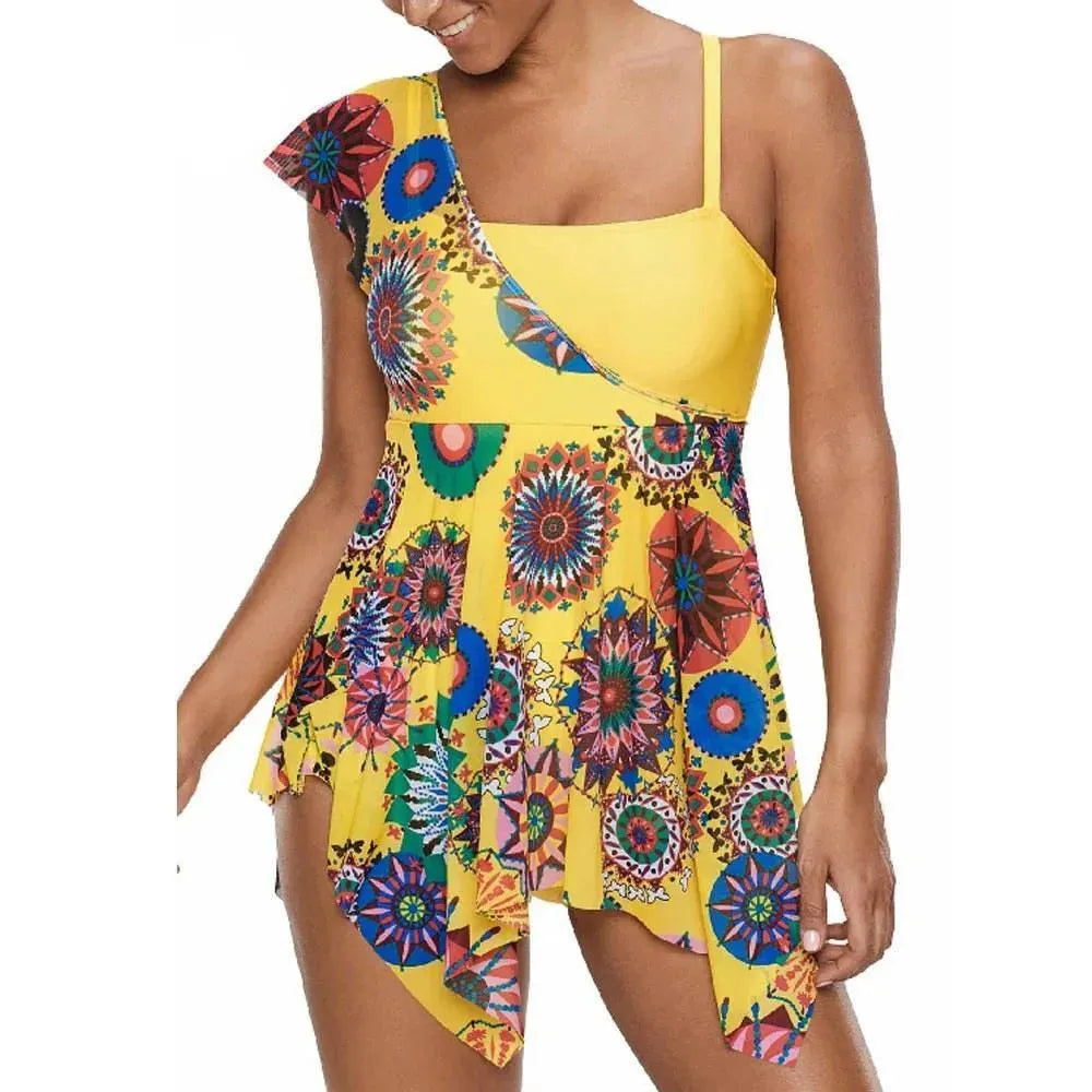 Floral One-Piece Swimwear - One-Piece Swimwear - LeStyleParfait