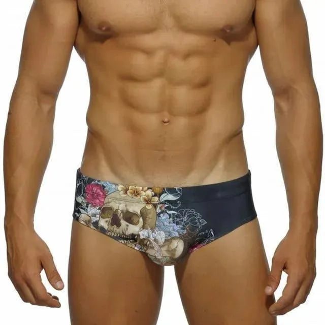 Floral Swim Briefs For Men - Swim Brief - LeStyleParfait