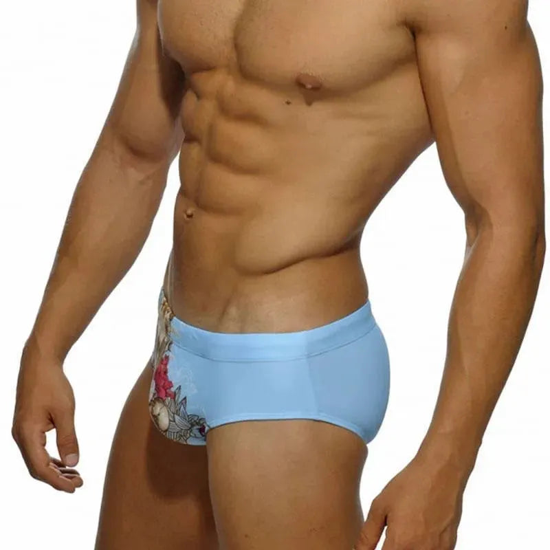Floral Swim Briefs For Men - Swim Brief - LeStyleParfait