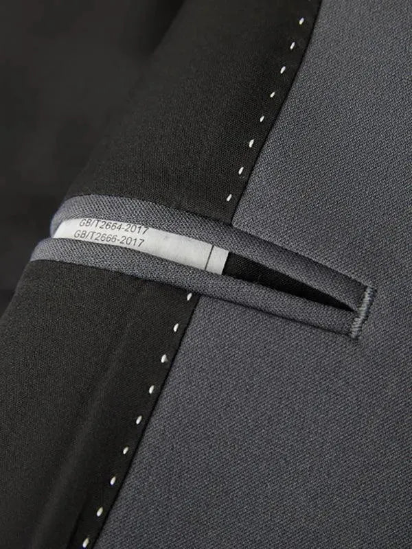 Formal Slim Fit 2-Piece Grey Suit - Two Piece Suit - LeStyleParfait