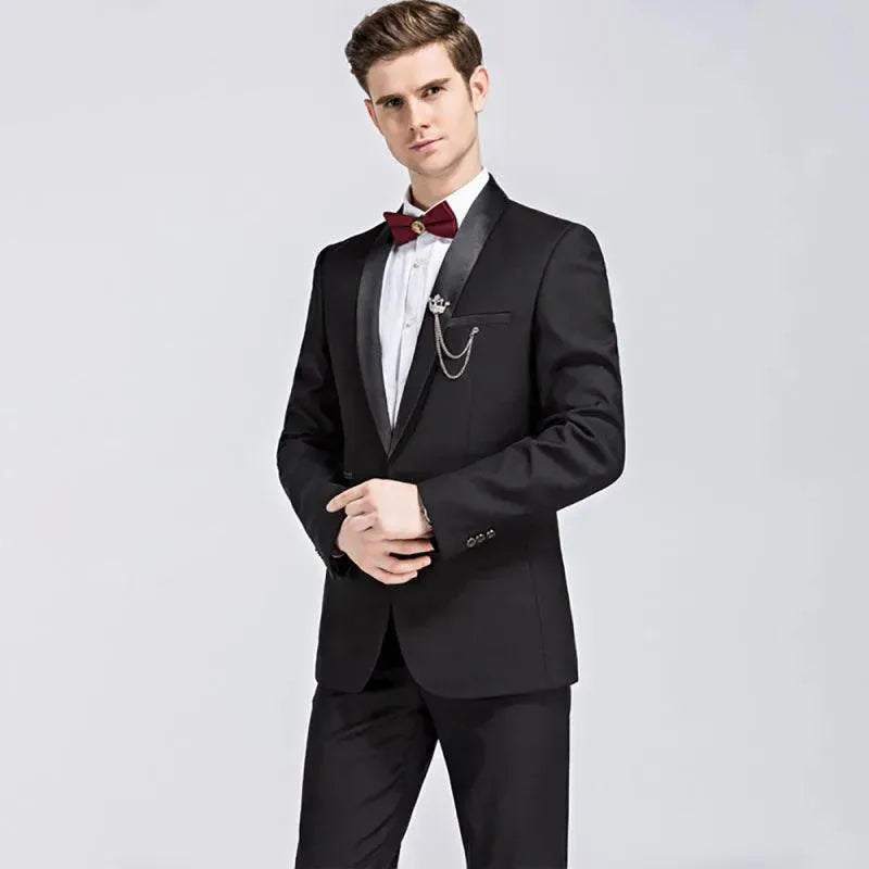 Formal Slim Fit Three Piece Suit - Three Piece Suit - LeStyleParfait