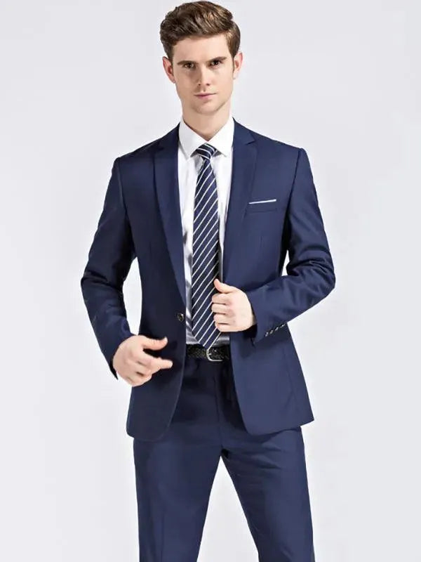 Formal Slim Fit Two Piece Suit - Two Piece Suit - LeStyleParfait