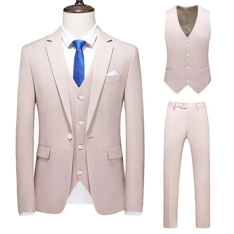 Formal Three Piece Business Suit - Three Piece Suit - LeStyleParfait