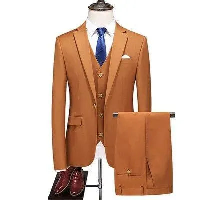 Formal Three Piece Business Suit - Three Piece Suit - LeStyleParfait