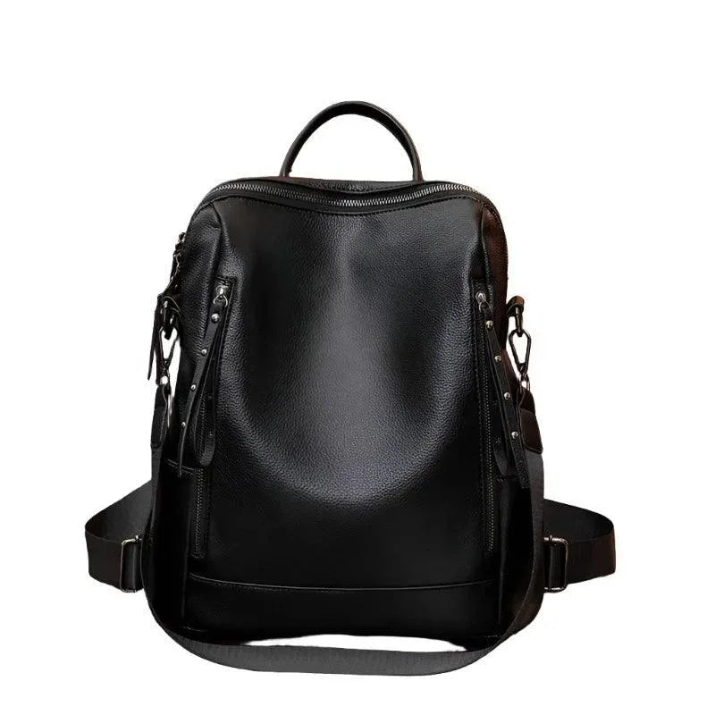 Genuine Leather Women's Backpack - Backpack - LeStyleParfait