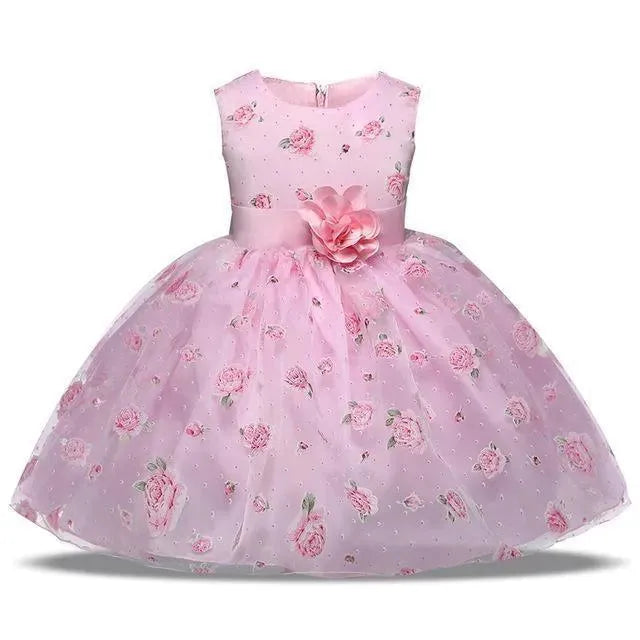 Girls Dresses, Flower Girl Dress, Sleeveless - Girls Dresses - LeStyleParfait