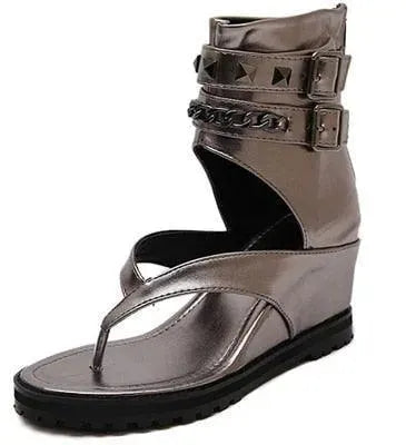 Gothe Ankle Strap Wedge Shoes - Wedge Shoes - LeStyleParfait