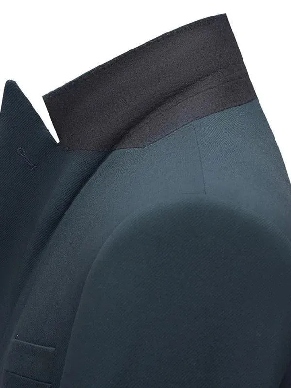 Green Double Breasted 2-Piece Suit - Two Piece Suit - LeStyleParfait