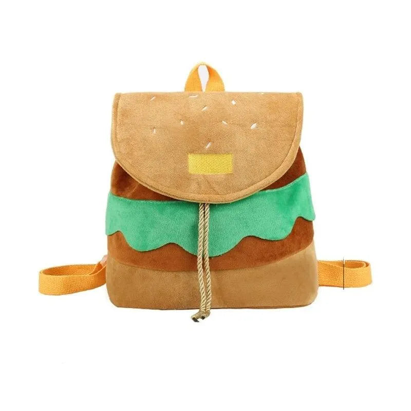 Hamburger Shape Drawstring Backpack - Backpack - LeStyleParfait