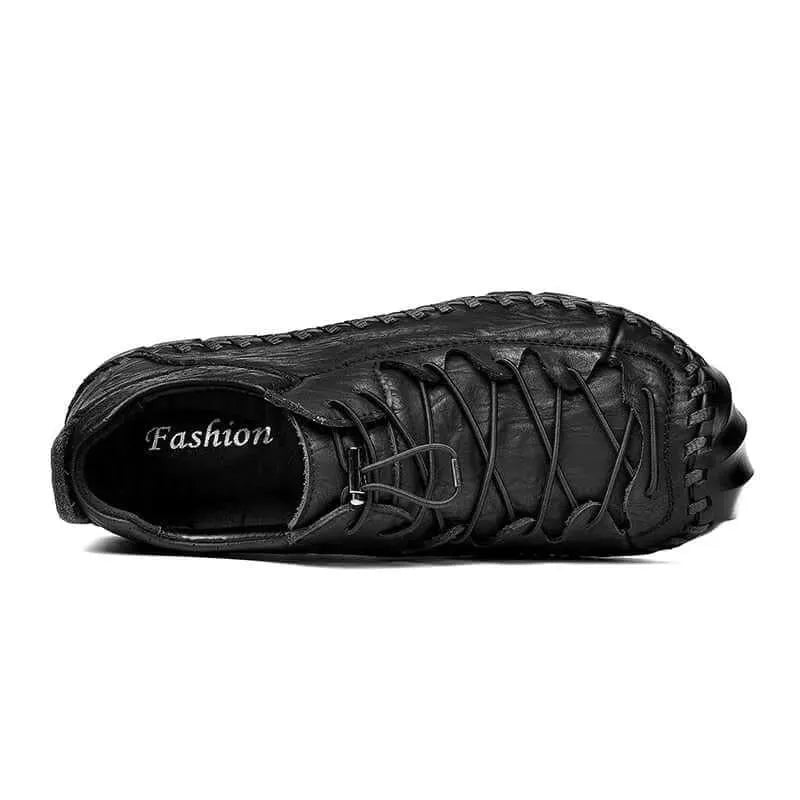 Harlow Lace-Up Leather Shoes - Casual Shoes - LeStyleParfait