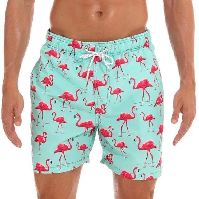 Hawaiian Beach Shorts For Men - - Beach Shorts - LeStyleParfait
