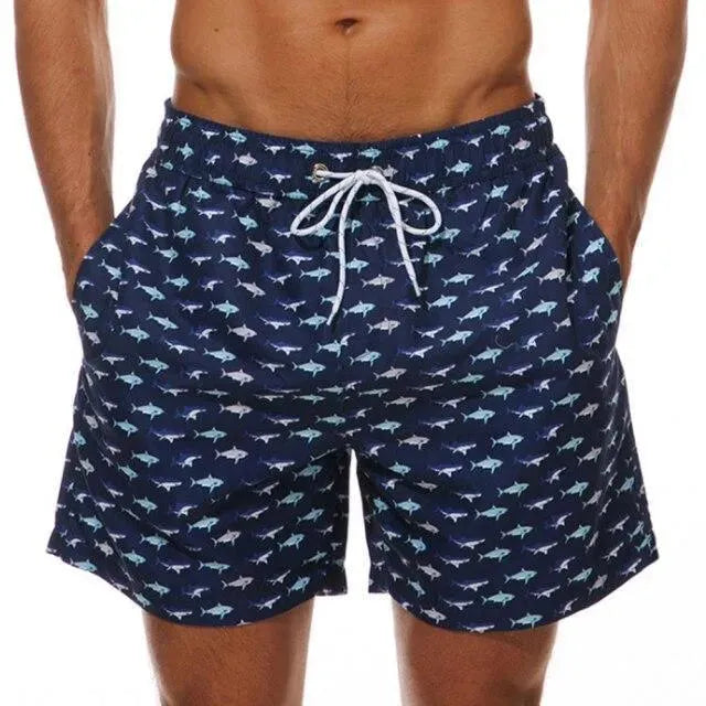 Hawaiian Beach Shorts For Men - - Beach Shorts - LeStyleParfait