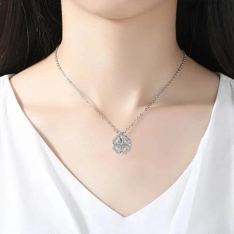Heart-Shaped Pendant Necklace - Pendant Necklace - LeStyleParfait
