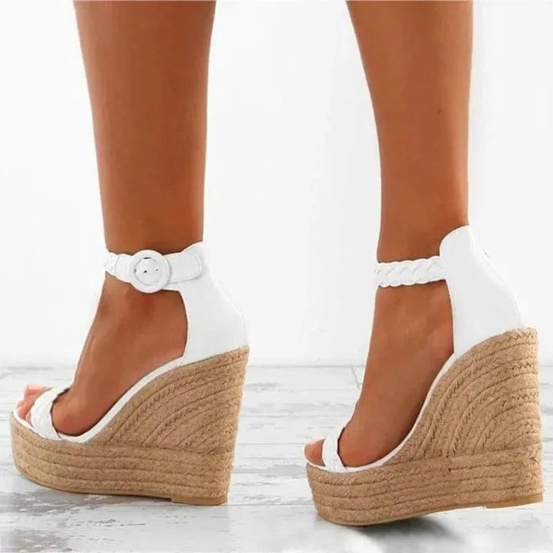High Heels Wedge Sandals - Wedge Shoes - LeStyleParfait