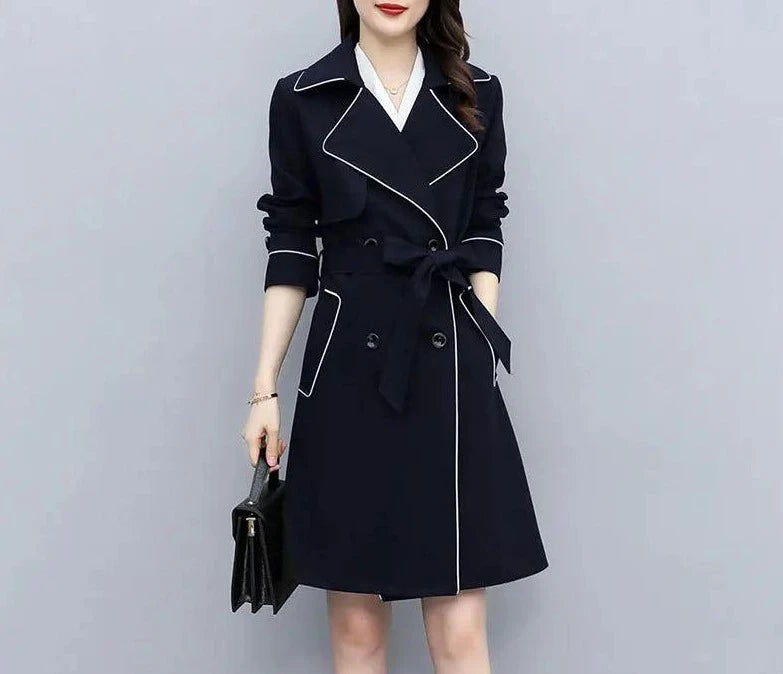 High-Quality Mid-Length Trench Coat Women - Trench Coat - LeStyleParfait