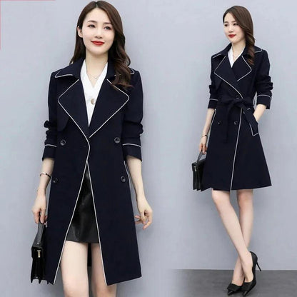 High-Quality Mid-Length Trench Coat Women - Trench Coat - LeStyleParfait